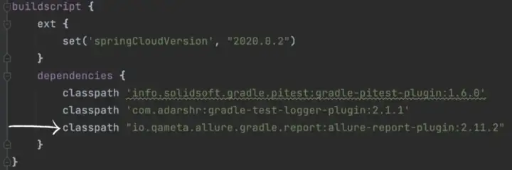 Adicionando dependência ao classpath